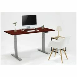 Fellowes Cambio 24.75"-50.25"H Adjustable Standing Desk, Mahogany (9788901) 7 Fellowes Cambio 24.75"-50.25"H Adjustable Standing Desk, Mahogany (9788901) -STAPLES Sales 96C50268 9B97 494C AA7181E2B6F6C94E sc7