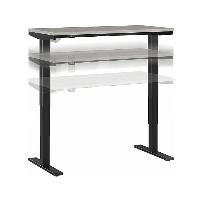Bush Business Furniture Move 40 28"-48"H Electric Adjustable Standing Desk, Platinum Gray/Black (M4S4824PGBK) 3 Bush Business Furniture Move 40 28"-48"H Electric Adjustable Standing Desk, Platinum Gray/Black (M4S4824PGBK)
