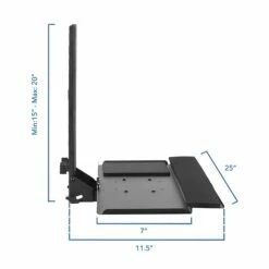 Mount-It! Monitor And Keyboard Wall Mount, Height Adjustable Standing Keyboard Tray, 25" W Tray, VESA Mount Required (MI-7915) 18 Mount-It! Monitor And Keyboard Wall Mount, Height Adjustable Standing Keyboard Tray, 25" W Tray, VESA Mount Required (MI-7915) -STAPLES Sales 9AA200E3 7E57 4D18 99457792E82D8C26 sc7