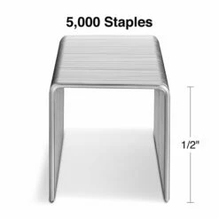 Staples High-Capacity Staples, 1/2" Leg Length, 5000/Box (TR58094) 9 Staples High-Capacity Staples, 1/2" Leg Length, 5000/Box (TR58094) -STAPLES Sales 9BF60847 D169 484B 9141CF0122A462A2 sc7