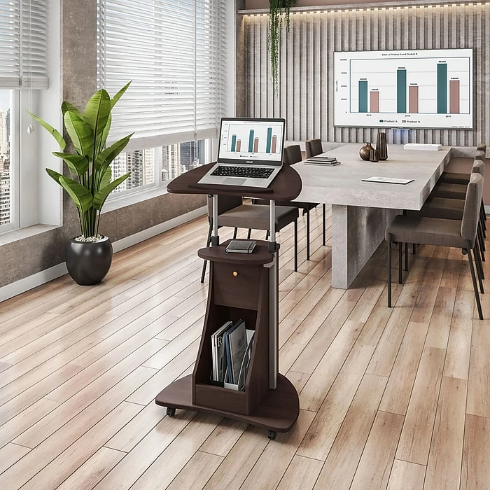 Techni Mobili Adjustable Table, Heavy-Duty MDF (RTA-B005-CH36) 5 Techni Mobili Adjustable Table, Heavy-Duty MDF (RTA-B005-CH36) - Image 3