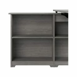 Bush Furniture Cabot 37-42"H Corner Adjustable Standing 3-Position Desk With Shelves, Modern Gray (WC31316) -STAPLES Sales A34312C5 FD8E 49D5 92D8AE7E32BE00BD sc7