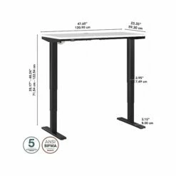 Bush Business Furniture Move 40 28"-48"H Electric Adjustable Standing Desk, White/Black (M4S4824WHBK) 14 Bush Business Furniture Move 40 28"-48"H Electric Adjustable Standing Desk, White/Black (M4S4824WHBK) -STAPLES Sales A3E7B551 1A77 46FB B77547E29C78DC29 sc7