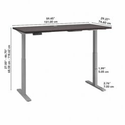 Bush Business Furniture Move 60 Series 27''-47'' Adjustable Standing Desk, Storm Gray (M6S6030SGSK) 15 Bush Business Furniture Move 60 Series 27''-47'' Adjustable Standing Desk, Storm Gray (M6S6030SGSK) -STAPLES Sales A4FABE19 8D32 42B9 8026EC3357478200 sc7
