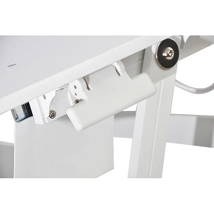 Rocelco 37" Deluxe Adjustable Desk Riser, White (R DADRW) 10 Rocelco 37" Deluxe Adjustable Desk Riser, White (R DADRW) - Image 8