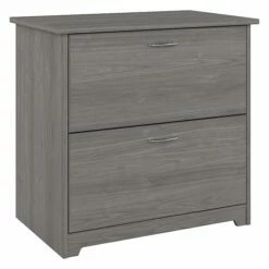 Bush Furniture Cabot 2 Drawer Lateral File Cabinet, Modern Gray (WC31380)
