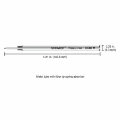 Schmidt 6040 Fineliner W/ Spring Loaded Refill, Fits Most Capped Rollerball Pens, Medium, Black, 2 Pack (SC58117) 11 Schmidt 6040 Fineliner W/ Spring Loaded Refill, Fits Most Capped Rollerball Pens, Medium, Black, 2 Pack (SC58117) -STAPLES Sales AD8C8F25 9A01 4408 8A853D3421128AAB sc7