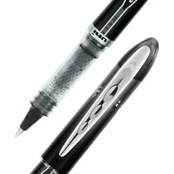 Uni-ball VISION ELITE Rollerball Pen, Micro Point, Black Ink, 4/Pack (69112)