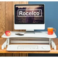 Rocelco 32" Adjustable Desk Riser, White (R ADRW) 14 Rocelco 32" Adjustable Desk Riser, White (R ADRW) -STAPLES Sales B16131CA FDA8 437C 9E26AFA9ABD0FAB1 sc7