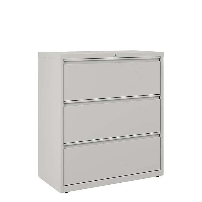 Staples HL8000 Commercial 3-Drawer Lateral File Cabinet, Locking, Letter/Legal, Putty/Beige, 36"W (23197D) 14 Staples HL8000 Commercial 3-Drawer Lateral File Cabinet, Locking, Letter/Legal, Putty/Beige, 36"W (23197D) - Image 12