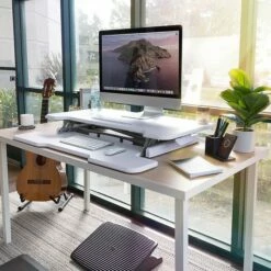 Mount-It! 5"-19"H Adjustable Standing Extra-Wide Desk Converter, White (MI-15005) 13 Mount-It! 5"-19"H Adjustable Standing Extra-Wide Desk Converter, White (MI-15005) -STAPLES Sales B52CAA5C 70FB 4B7F 8B8DC8D8E807858D sc7