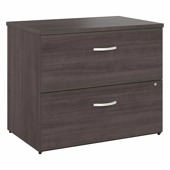 Bush Business Furniture Studio A 2-Drawer Lateral File Cabinet, Locking, Letter/Legal, Storm Gray, 36" (SDF136SGSU-Z) 3 Bush Business Furniture Studio A 2-Drawer Lateral File Cabinet, Locking, Letter/Legal, Storm Gray, 36" (SDF136SGSU-Z)