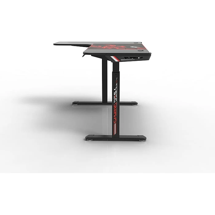 Eureka Ergonomic 30"-48"H L-Shaped Adjustable Standing Desk, Black (ED1874-BK) 4 Eureka Ergonomic 30"-48"H L-Shaped Adjustable Standing Desk, Black (ED1874-BK) - Image 2