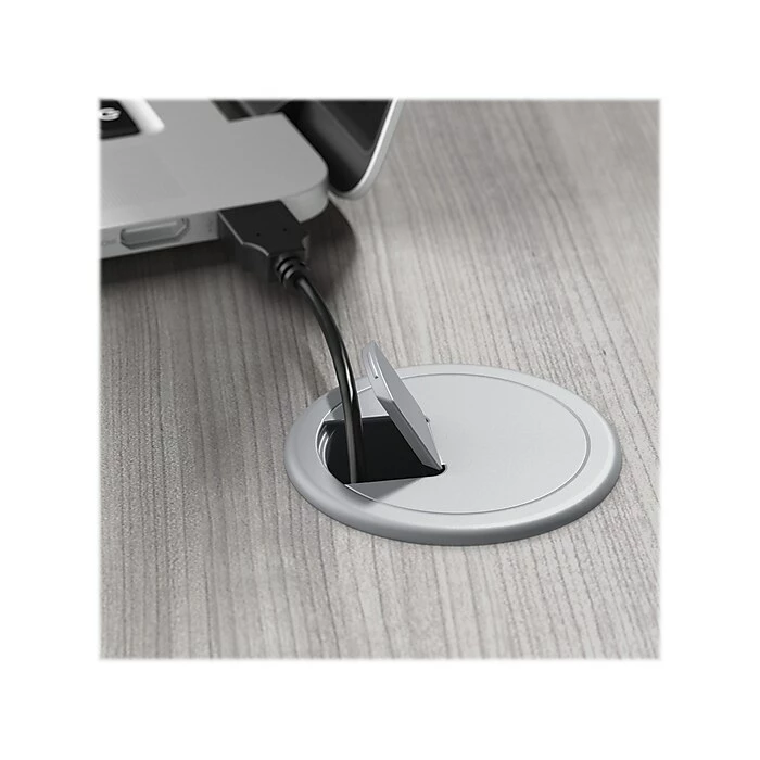 Bush Business Furniture Move 40 28"-48"H Electric Adjustable Standing Desk, Platinum Gray/Black (M4S4824PGBK) 9 Bush Business Furniture Move 40 28"-48"H Electric Adjustable Standing Desk, Platinum Gray/Black (M4S4824PGBK) - Image 7