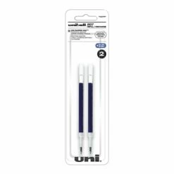 Uni-ball 207 Gel-Ink Pen Refills, Medium Tip, Blue Ink, 2/pack (71207PP)