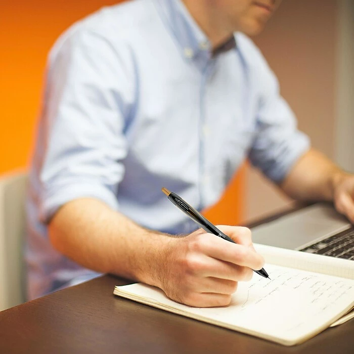 Uni-ball Uniball 207 BLX Retractable Gel Pens, Medium Point, 0.7mm, Black Ink, Dozen (1837931) 8 Uni-ball Uniball 207 BLX Retractable Gel Pens, Medium Point, 0.7mm, Black Ink, Dozen (1837931) - Image 6