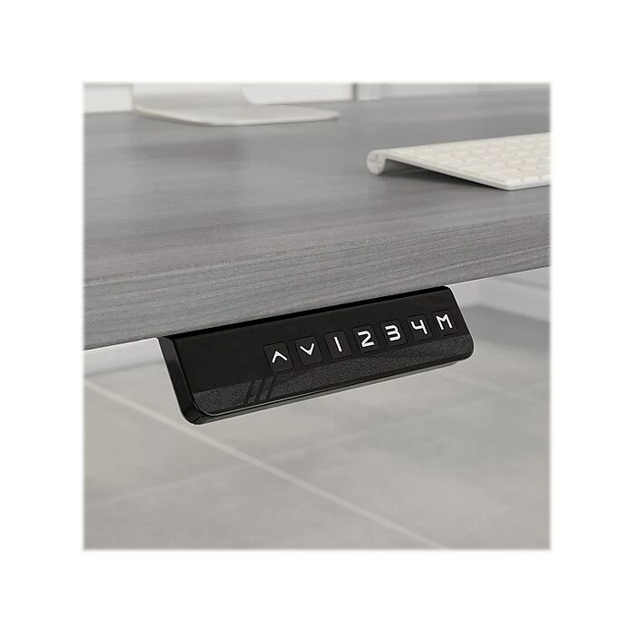 Bush Business Furniture Move 60 Series 27"-47"H Adjustable Standing Desk, Platinum Gray/Cool Gray Metallic (M6S6030PGSK) 10 Bush Business Furniture Move 60 Series 27"-47"H Adjustable Standing Desk, Platinum Gray/Cool Gray Metallic (M6S6030PGSK) - Image 8