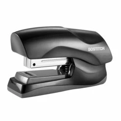Bostitch Flat Clinch Desktop Stapler, 40 Sheet Capacity, Black (B175-BLK)