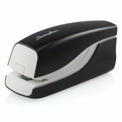 Swingline Breeze Electric Stapler, 20 Sheet Capacity, Black/White (42131)
