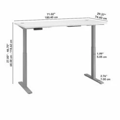 Bush Business Furniture Move 60 Series 27''-47'' Adjustable Standing Desk, White (M6S7230WHSK) -STAPLES Sales D05F69F3 AEE0 4183 90718C61BBBE168B sc7