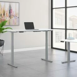Bush Business Furniture Move 60 Series 27''-47'' Adjustable Standing Desk, White (M6S7230WHSK) -STAPLES Sales D3F650F3 BF36 48F5 946EF798202F7DEE sc7