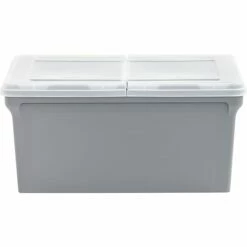 Iris Plastic File Box With Split Lid, Letter Size, Gray, 4/Pack (500167) 21 Iris Plastic File Box With Split Lid, Letter Size, Gray, 4/Pack (500167) -STAPLES Sales D9116E46 E74D 45DB 9E41E3D70E3CDA83 sc7