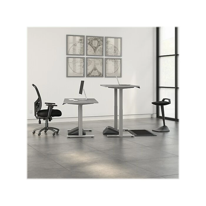 Bush Business Furniture Move 60 Series 27"-47"H Adjustable Standing Desk, Platinum Gray/Cool Gray Metallic (M6S6030PGSK) 9 Bush Business Furniture Move 60 Series 27"-47"H Adjustable Standing Desk, Platinum Gray/Cool Gray Metallic (M6S6030PGSK) - Image 7
