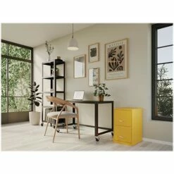 Space Solutions SOHO Smart File 2-Drawer File Cabinet, Letter Size, Lockable, 24.5"H X 14.25"W X 18"D, Goldfinch (25272) -STAPLES Sales E29E9317 C8BA 4FB0 90BF05FB3C446D09 sc7