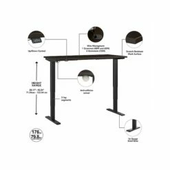 Bush Business Furniture Move 40 28"-48" Adjustable Standing Desk, Mocha Cherry/Black (M4S6030MRBK) 12 Bush Business Furniture Move 40 28"-48" Adjustable Standing Desk, Mocha Cherry/Black (M4S6030MRBK) -STAPLES Sales E2D01C69 5EE5 4285 83AC4EE324EEE191 sc7