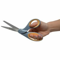 Westcott Titanium Bonded 8" Titanium Multi-Purpose/Heavy Duty Scissor, Sharp Tip, Gray/Yellow (13731) 8 Westcott Titanium Bonded 8" Titanium Multi-Purpose/Heavy Duty Scissor, Sharp Tip, Gray/Yellow (13731) -STAPLES Sales E2EB47A5 459F 4C6A 8B548D8D42D68CF8 sc7