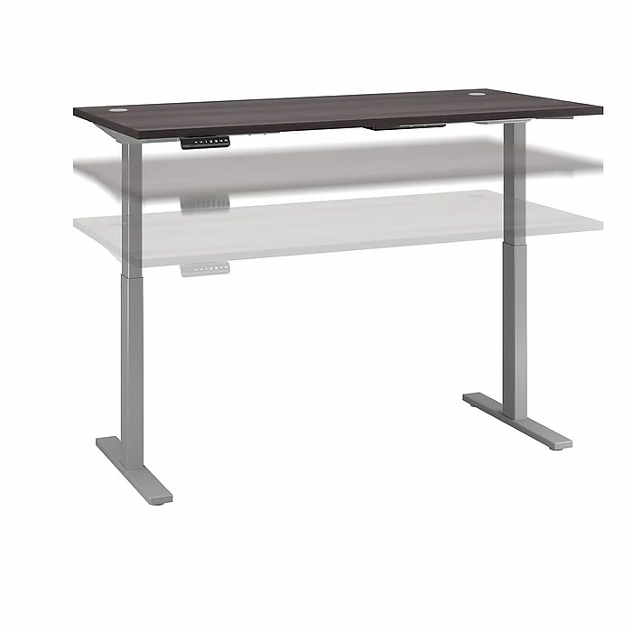 Bush Business Furniture Move 60 Series 27''-47'' Adjustable Standing Desk, Storm Gray (M6S7230SGSK) 3 Bush Business Furniture Move 60 Series 27''-47'' Adjustable Standing Desk, Storm Gray (M6S7230SGSK)