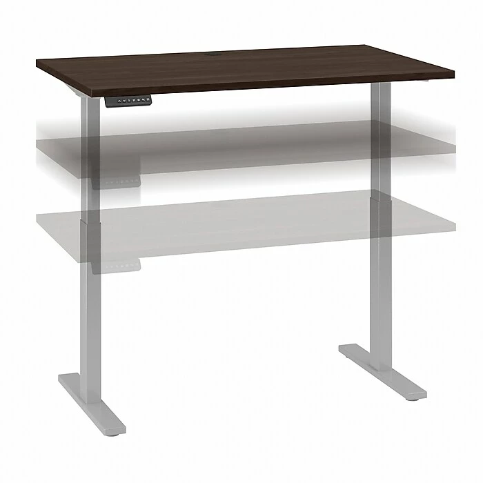 Bush Business Furniture Move 60 Series 27"-48" Adjustable Standing Desk, Black Walnut/Cool Gray Metallic (M6S4830BWSK) 3 Bush Business Furniture Move 60 Series 27"-48" Adjustable Standing Desk, Black Walnut/Cool Gray Metallic (M6S4830BWSK)