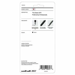 Uni-ball Signo 207 Retractable Gel Pen, Fine Point, Black Ink, 5/Pack (1960240) 14 Uni-ball Signo 207 Retractable Gel Pen, Fine Point, Black Ink, 5/Pack (1960240) -STAPLES Sales E8F0207E 6B8B 4E9F 8CD65825FD305B9A sc7