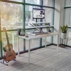 Mount-It! 5"-19"H Adjustable Standing Extra-Wide Desk Converter, White (MI-15005) 14 Mount-It! 5"-19"H Adjustable Standing Extra-Wide Desk Converter, White (MI-15005) -STAPLES Sales EBDAED03 CA15 47EC 8D270328ADD7833E sc7