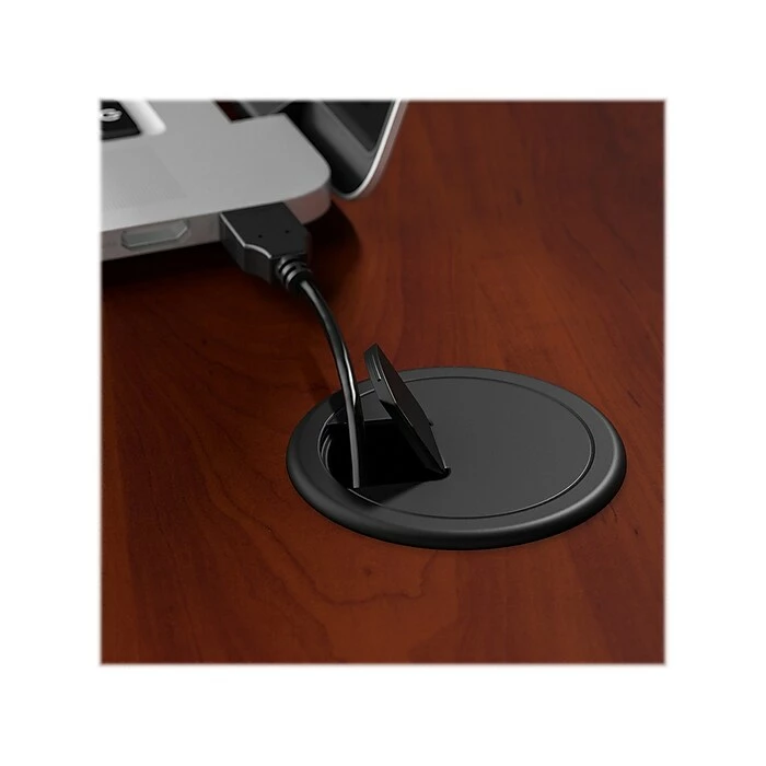 Bush Business Furniture Move 40 28"-48"H Electric Adjustable Standing Desk, Hansen Cherry/Black (M4S4824HCBK) 9 Bush Business Furniture Move 40 28"-48"H Electric Adjustable Standing Desk, Hansen Cherry/Black (M4S4824HCBK) - Image 7