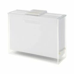 Russell+Hazel Acrylic Slim File Box Bundle, Letter Size, Clear (38594)