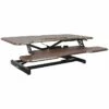 Mount-It! 5"-19"H Adjustable Extra-Wide Sit-Stand Desk Converter, Dark Walnut Woodgrain (MI-15006) 1 Mount-It! 5"-19"H Adjustable Extra-Wide Sit-Stand Desk Converter, Dark Walnut Woodgrain (MI-15006) -STAPLES Sales F2588374 7C6D 43B9 94BE8D9A01F18953 sc7