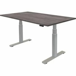Fellowes Cambio 24.75"-50.25"H Adjustable Standing Desk, Gray Ash (9789201)