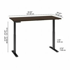 Bush Business Furniture Move 60 Series 27"-48" Adjustable Standing Desk, Black Walnut/Black (M6S6030BWBK) 14 Bush Business Furniture Move 60 Series 27"-48" Adjustable Standing Desk, Black Walnut/Black (M6S6030BWBK) -STAPLES Sales F6C5DC18 0D51 40CE 9D759C5A42AD2A99 sc7