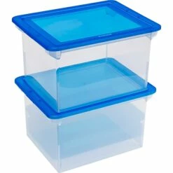 Storex File Storage Box With Snap-On Lid, Letter/Legal Size, Clear/Blue (STX61508U01C) 7 Storex File Storage Box With Snap-On Lid, Letter/Legal Size, Clear/Blue (STX61508U01C) -STAPLES Sales F993C3D4 3F17 429F BA8CB90A7F90CD0B sc7