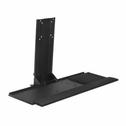Mount-It! Monitor And Keyboard Wall Mount, Height Adjustable Standing Keyboard Tray, 25" W Tray, VESA Mount Required (MI-7915)