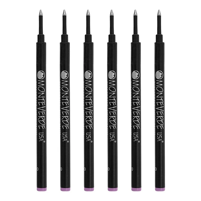 Monteverde® Medium Rollerball Refill For Most Rollerball Pens, 6/Pack, Pink 3 Monteverde® Medium Rollerball Refill For Most Rollerball Pens, 6/Pack, Pink