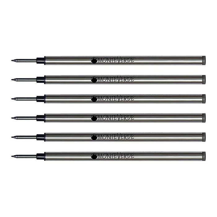 Monteverde® Spring Loaded Fine Liner Refill For Most Capped Rollerball Pens, Black, 6/Pack 3 Monteverde® Spring Loaded Fine Liner Refill For Most Capped Rollerball Pens, Black, 6/Pack