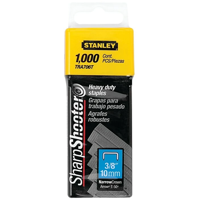 STANLEY® 3/8" Heavy Duty Staples 3 STANLEY® 3/8" Heavy Duty Staples