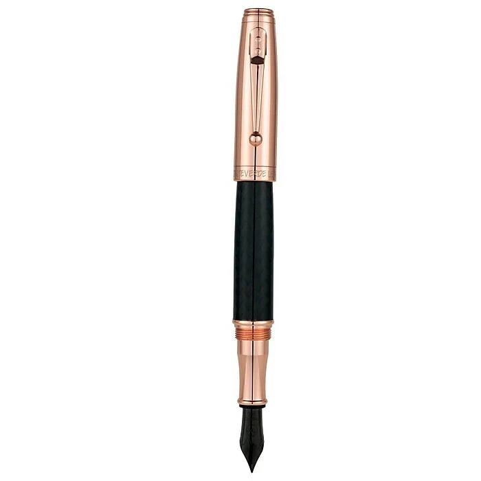 Monteverde® Invincia™ Fountain Pen, Stub Nib, Rose Gold 4 Monteverde® Invincia™ Fountain Pen, Stub Nib, Rose Gold - Image 2