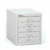 Bisley® 5 Drawer Steel Desktop Multidrawer Cabinet, Light Gray 1 Bisley® 5 Drawer Steel Desktop Multidrawer Cabinet, Light Gray -STAPLES Sales m000074159 sc7