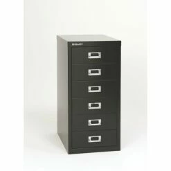 Bisley® 6-Drawer Steel Vertical File Cabinet, Black, Letter/A4 (MD6-BK) 8 Bisley® 6-Drawer Steel Vertical File Cabinet, Black, Letter/A4 (MD6-BK) -STAPLES Sales m000074162 sc7