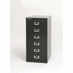 Bisley® 6-Drawer Steel Vertical File Cabinet, Black, Letter/A4 (MD6-BK) 9 Bisley® 6-Drawer Steel Vertical File Cabinet, Black, Letter/A4 (MD6-BK) -STAPLES Sales m000074163 sc7