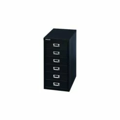 Bisley® 6-Drawer Steel Vertical File Cabinet, Black, Letter/A4 (MD6-BK) 11 Bisley® 6-Drawer Steel Vertical File Cabinet, Black, Letter/A4 (MD6-BK) -STAPLES Sales m000074165 sc7