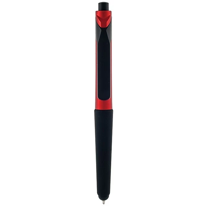 Monteverde® S-106 Clip Action One-Touch Ballpoint Pen With Front Stylus, 12/Pack, Red 3 Monteverde® S-106 Clip Action One-Touch Ballpoint Pen With Front Stylus, 12/Pack, Red